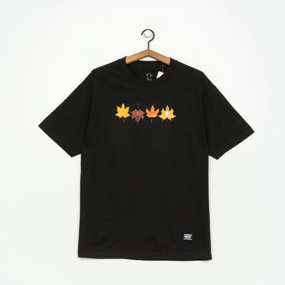 Grizzly Griptape Men’s Seasonal Stamp T-Shirt in Black Size S - Picture 4 of 12